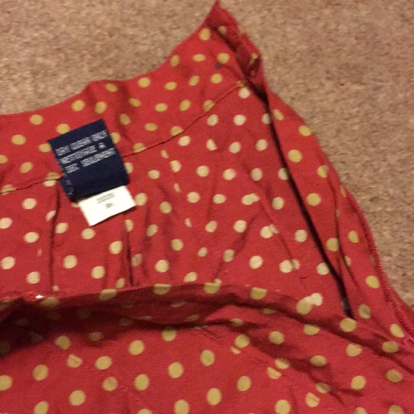 Vintage Gap Red Polka Dot Skirt Size 2 - Picture 3 of 5
